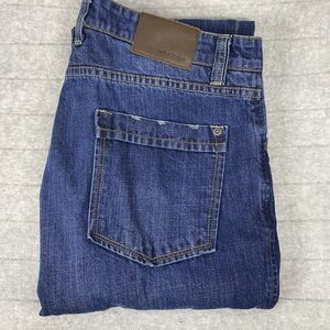 Carbon 2 Cobalt Men's Straight Leg Button Fly 36x32 Jeans 11"‎ Rise